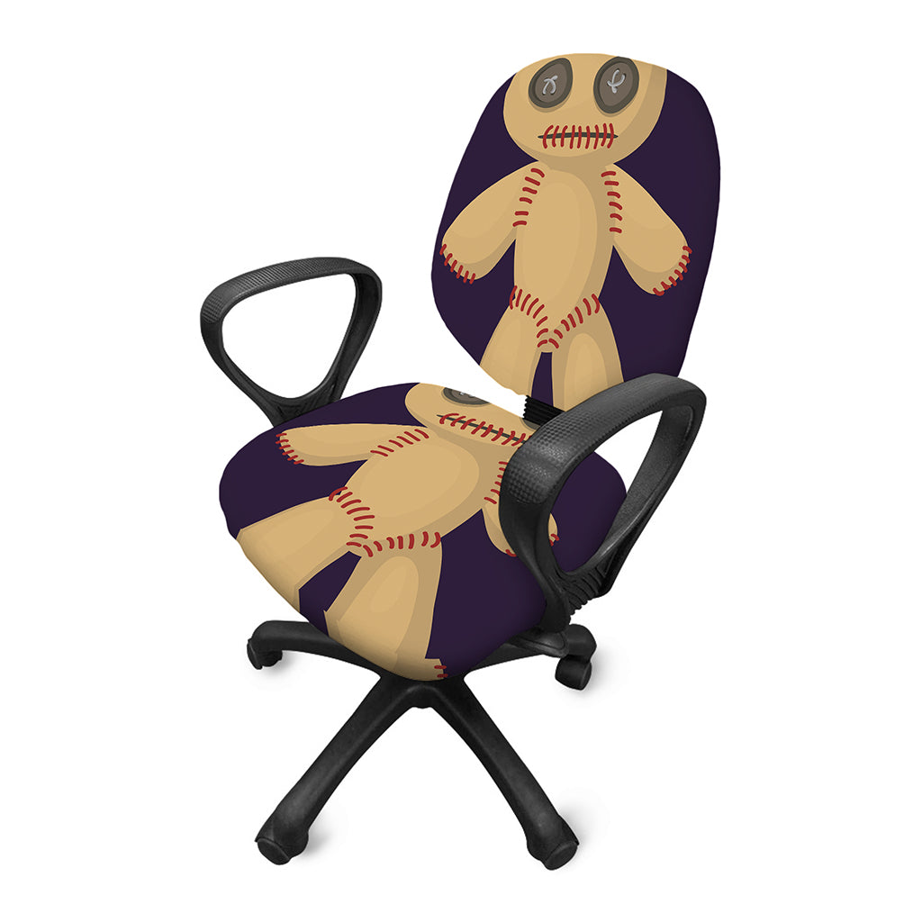 Cute Voodoo Doll Print Office Chair Cover