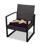 Cute Voodoo Doll Print Outdoor Seat Cushion Cover