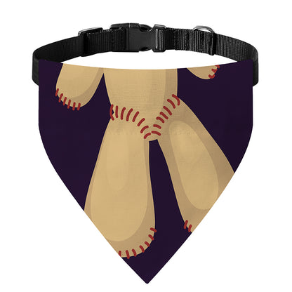 Cute Voodoo Doll Print Over The Collar Dog Bandana