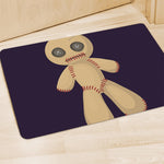 Cute Voodoo Doll Print Polyester Doormat