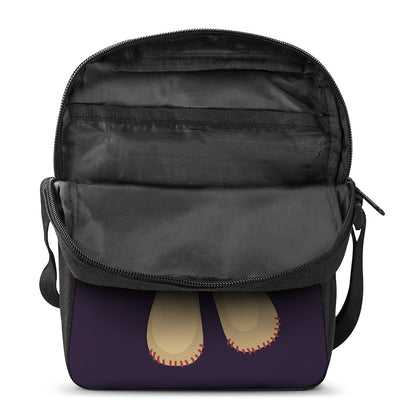 Cute Voodoo Doll Print Rectangular Crossbody Bag