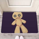 Cute Voodoo Doll Print Rubber Doormat