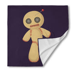 Cute Voodoo Doll Print Silk Bandana