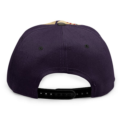 Cute Voodoo Doll Print Snapback Cap