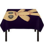 Cute Voodoo Doll Print Tablecloth