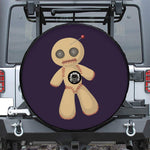 Cute Voodoo Doll Print Tire Cover With Camera Hole
