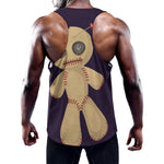Cute Voodoo Doll Print Training Tank Top