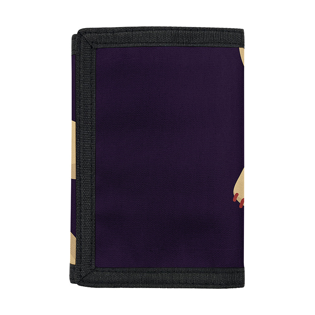 Cute Voodoo Doll Print Trifold Wallet