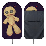 Cute Voodoo Doll Print Waterproof Car Seat Cover
