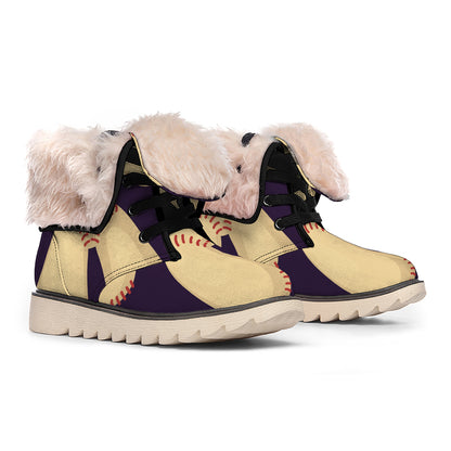 Cute Voodoo Doll Print Winter Boots