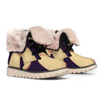 Cute Voodoo Doll Print Winter Boots