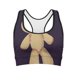 Cute Voodoo Doll Print Women's Sports Bra
