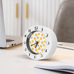 Cute Waffle Pattern Print Alarm Clock