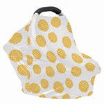 Cute Waffle Pattern Print Baby Seat Cover