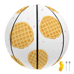 Cute Waffle Pattern Print Basketball