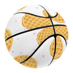 Cute Waffle Pattern Print Basketball