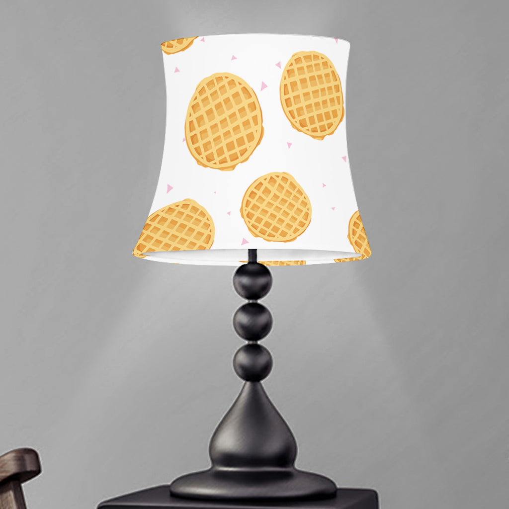 Cute Waffle Pattern Print Bell Lamp Shade