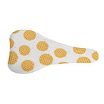 Cute Waffle Pattern Print Bicycle Seat Cover