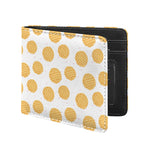 Cute Waffle Pattern Print Bifold Wallet