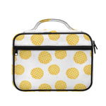 Cute Waffle Pattern Print Briefcase Bible Bag