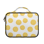 Cute Waffle Pattern Print Briefcase Bible Bag