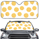 Cute Waffle Pattern Print Car Windshield Sun Shade