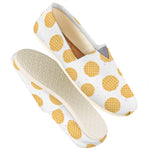 Cute Waffle Pattern Print Casual Shoes