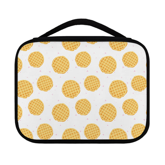 Cute Waffle Pattern Print Classic Bible Case