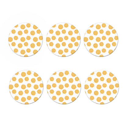 Cute Waffle Pattern Print Coaster Set