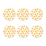 Cute Waffle Pattern Print Coaster Set