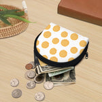 Cute Waffle Pattern Print Coin Purse