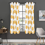 Cute Waffle Pattern Print Curtain