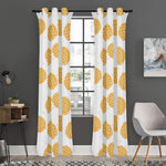 Cute Waffle Pattern Print Curtain