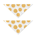 Cute Waffle Pattern Print Dog Bandana