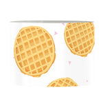 Cute Waffle Pattern Print Drum Lamp Shade