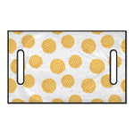 Cute Waffle Pattern Print Golf Cart Seat Cover