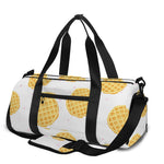 Cute Waffle Pattern Print Gym Bag
