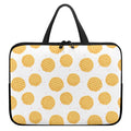 Cute Waffle Pattern Print Laptop Sleeve With Handle