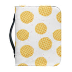 Cute Waffle Pattern Print Leather Bible Cover