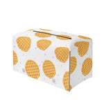 Cute Waffle Pattern Print Leather Tissue Box Cover