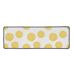 Cute Waffle Pattern Print Long Kitchen Mat