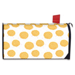 Cute Waffle Pattern Print Mailbox Cover