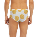 Cute Waffle Pattern Print Men's Briefs