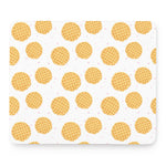 Cute Waffle Pattern Print Mouse Pad