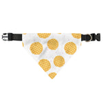 Cute Waffle Pattern Print Over The Collar Dog Bandana