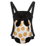 Cute Waffle Pattern Print Pet Carrier Backpack