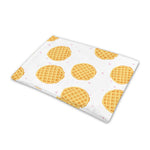 Cute Waffle Pattern Print Pet Cooling Mat Cover