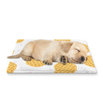 Cute Waffle Pattern Print Pet Cooling Mat Cover