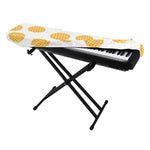 Cute Waffle Pattern Print Piano Keyboard Cover