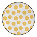Cute Waffle Pattern Print Round Floor Mat